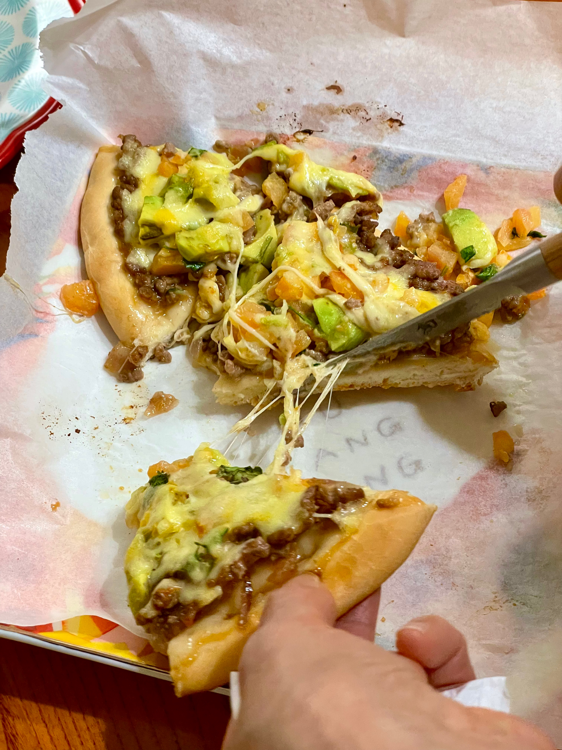 记一次成功的墨西哥风味pizza的做法