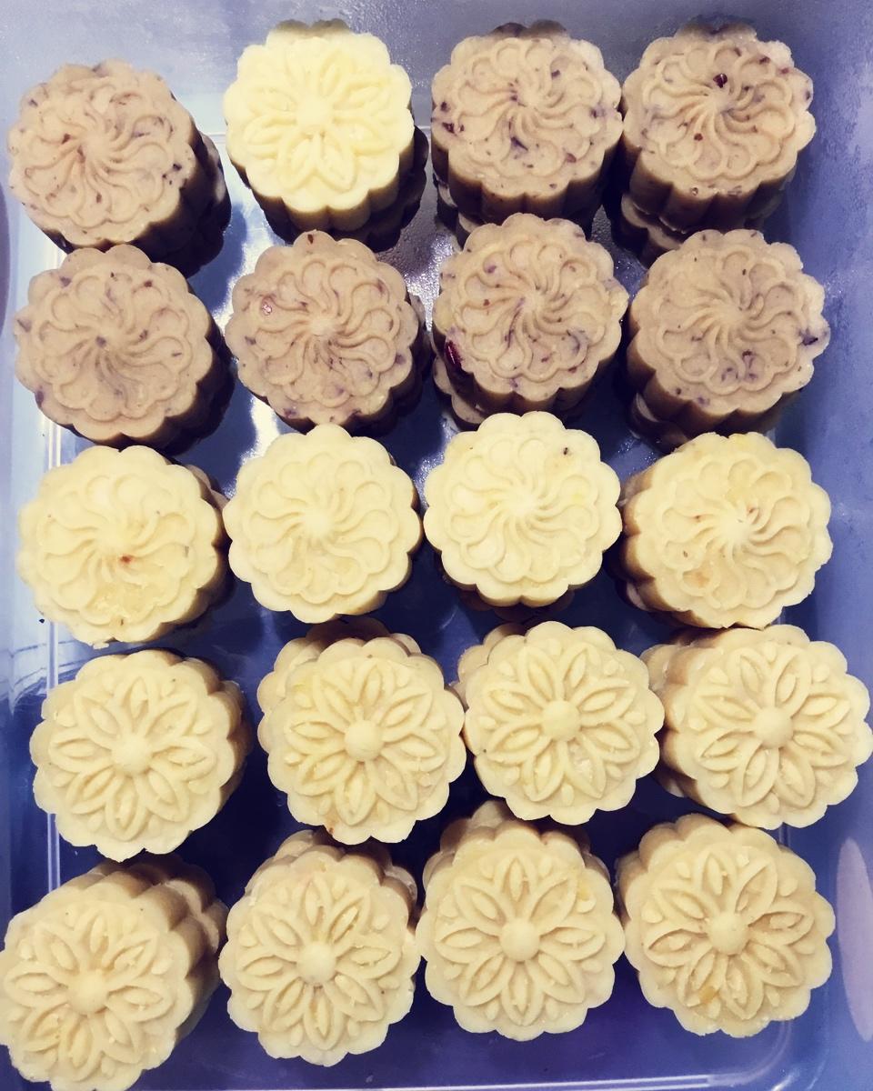 蔓越莓绿豆糕