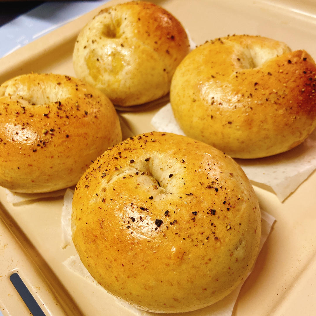 黑椒火腿奶酪贝果【北鼎烤箱食谱】
