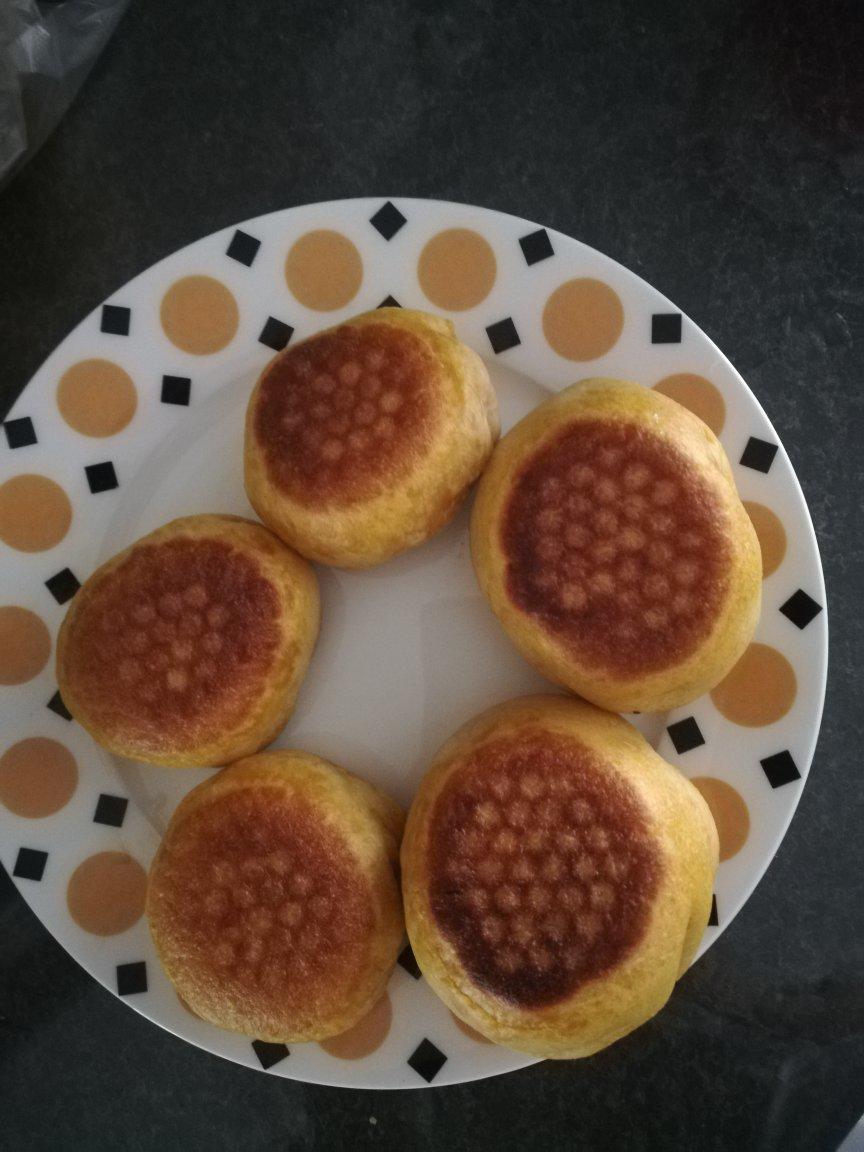 南瓜红豆沙面饼