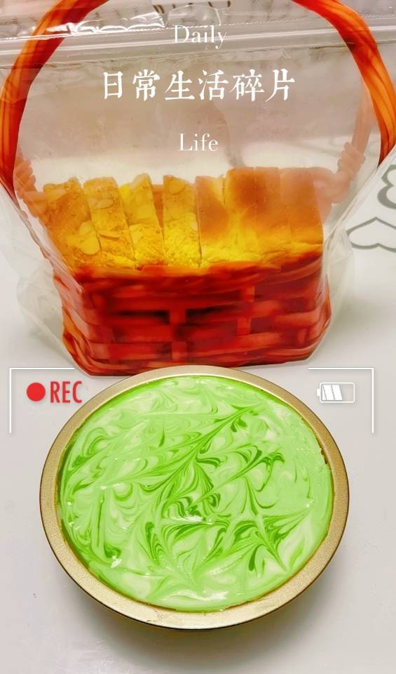 无需烤箱❗️零失败❗️抹茶大理石慕斯❗️入口即化