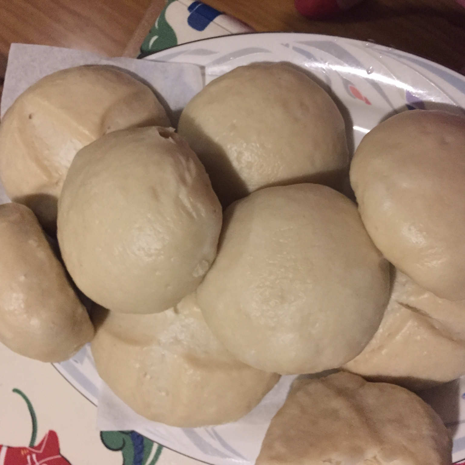 在面包机帮助下蒸馒头