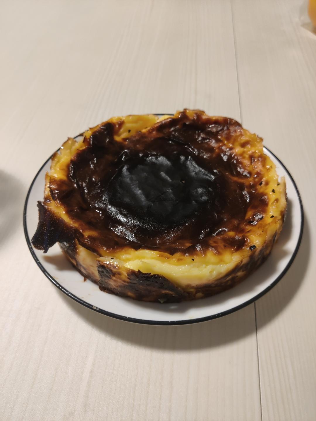 巴斯克芝士蛋糕-傻瓜操作【空气炸锅巴斯克】