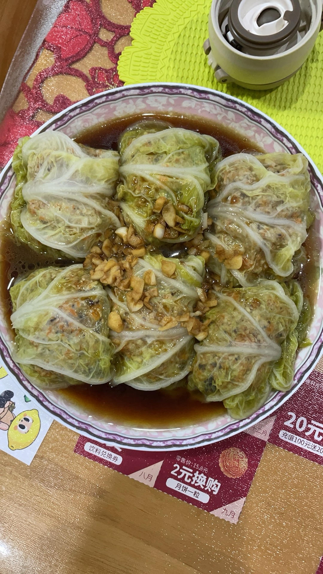 肉酿白菜卷