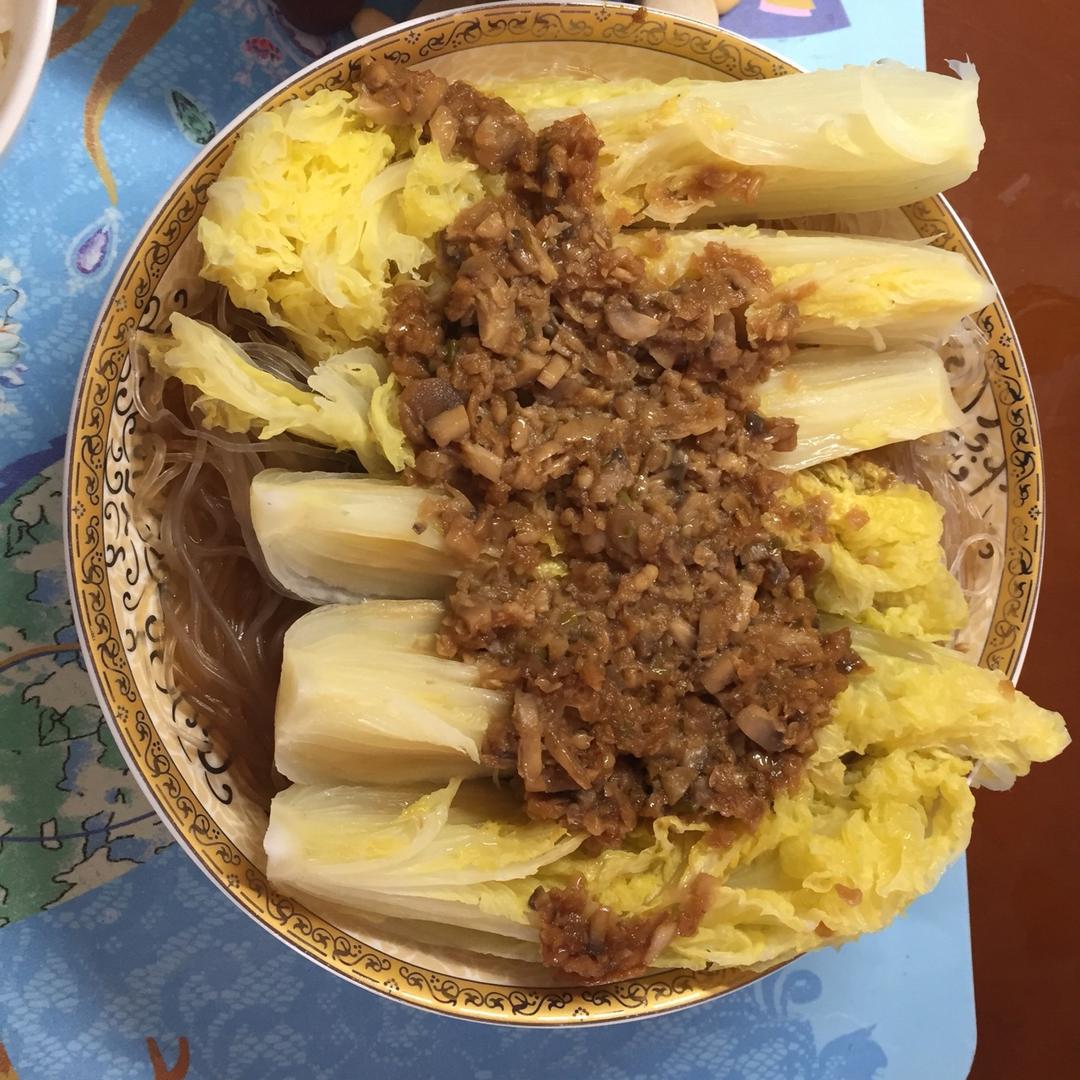 蒜蓉粉丝娃娃菜