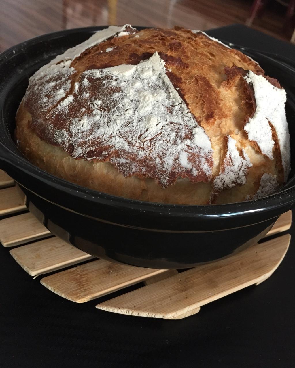 欧包/乡村面包-无油不用揉 No Knead Bread