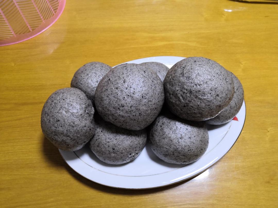 小木皆做的一发黑芝麻馒头补钙佳选