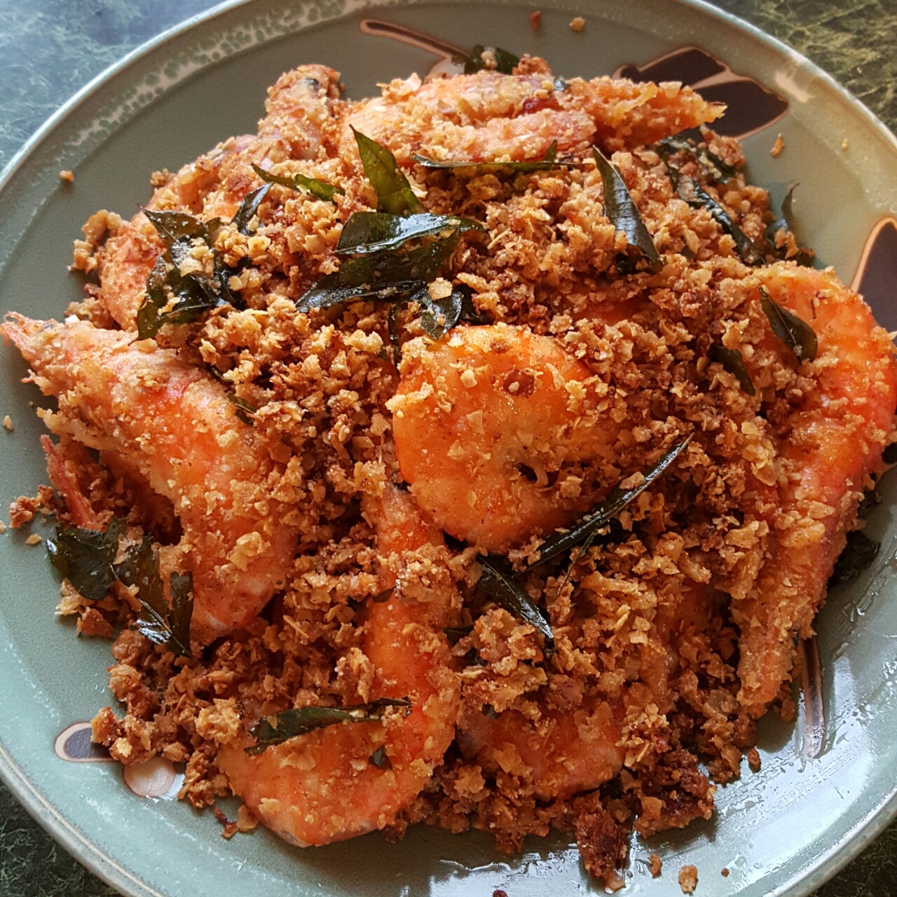 麦片虾