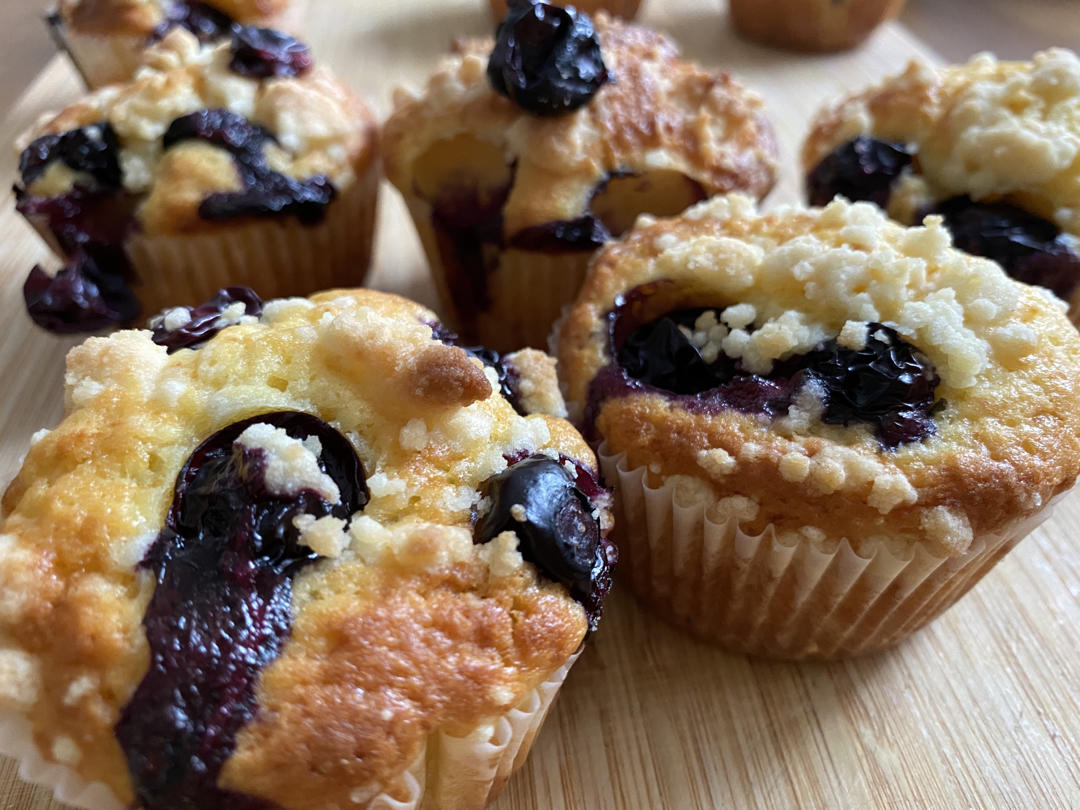 爆浆蓝莓马芬 Blueberry Muffin