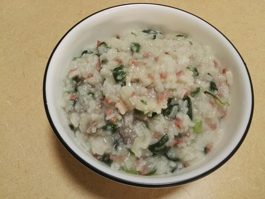 牛肉菠菜粥