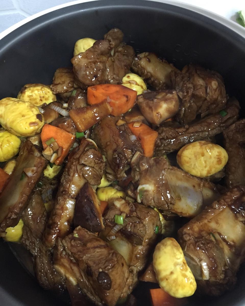 电饭锅排骨煲仔饭（焖饭）