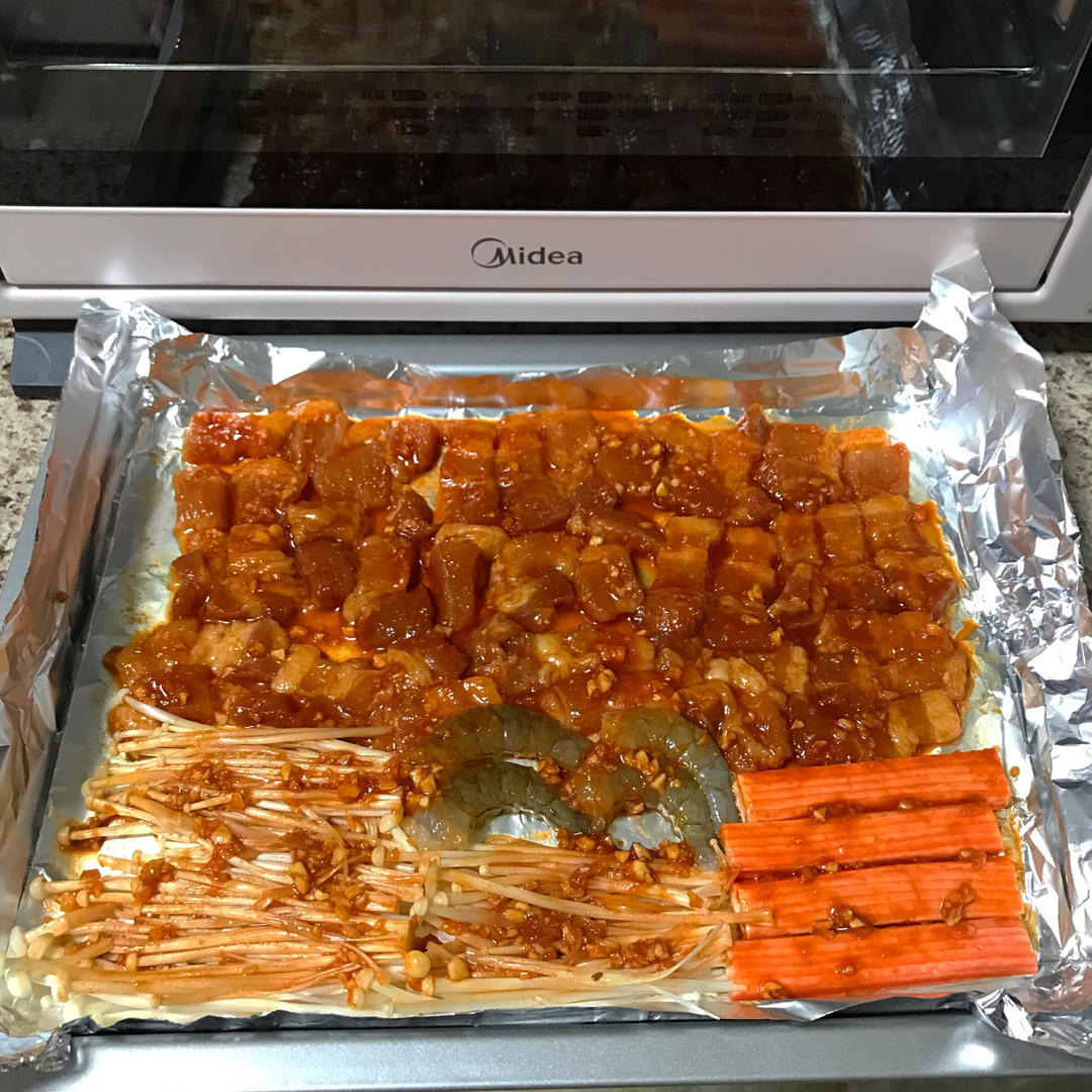 韩式烤肉，辣酱五花肉，减肥人群甚入，辣烤五花肉