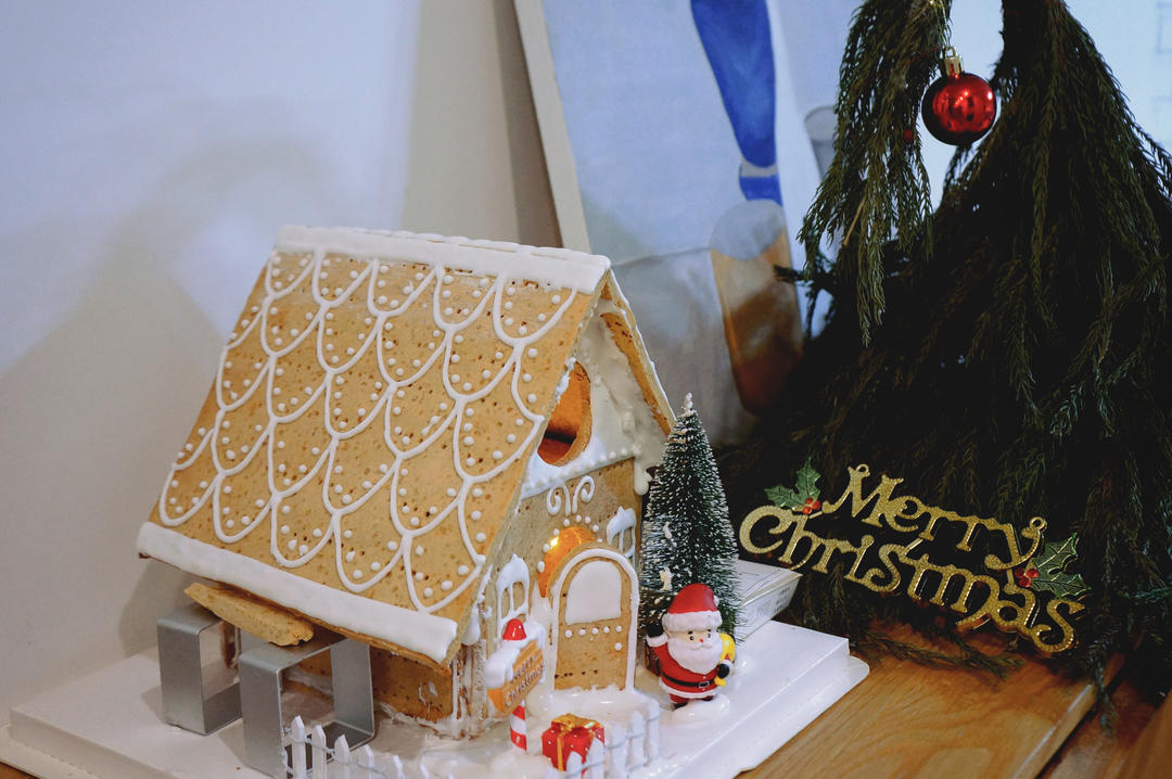 圣诞节姜饼屋（超详细）