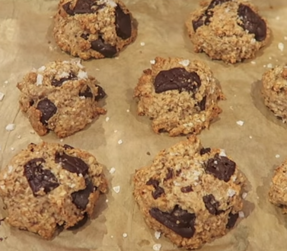 Salted Chocolate Tahini Cookies