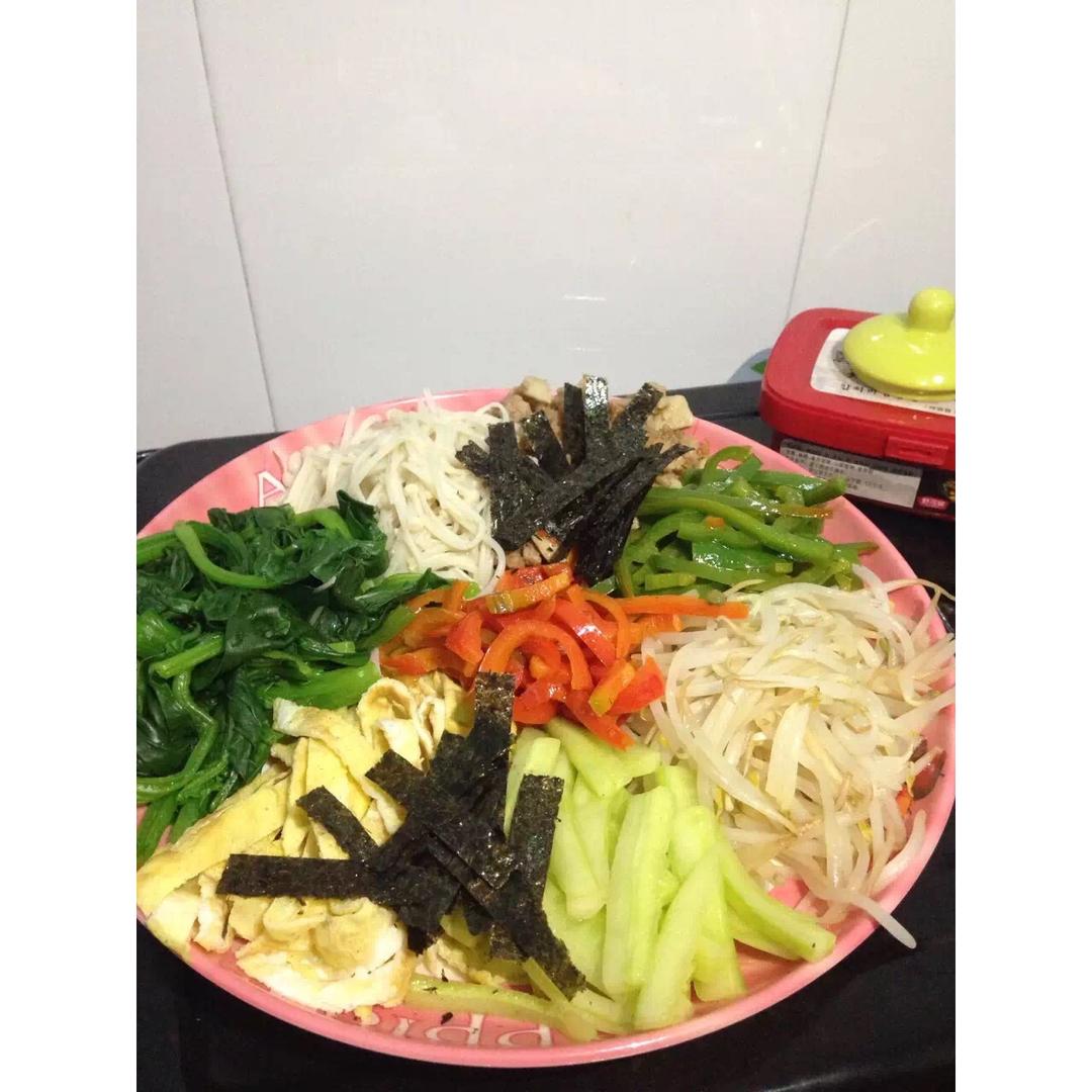 不用石锅的韩式拌饭