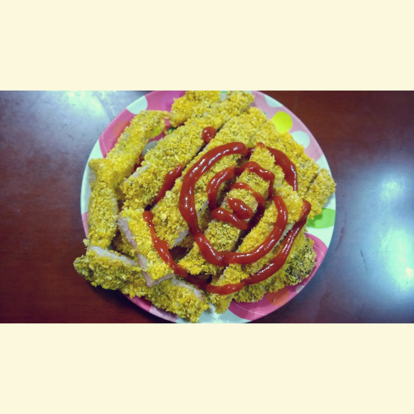烤箱直烤酥脆鸡排or猪排【健康非油炸】（附带【快手意面】+【自制面包糠】！）