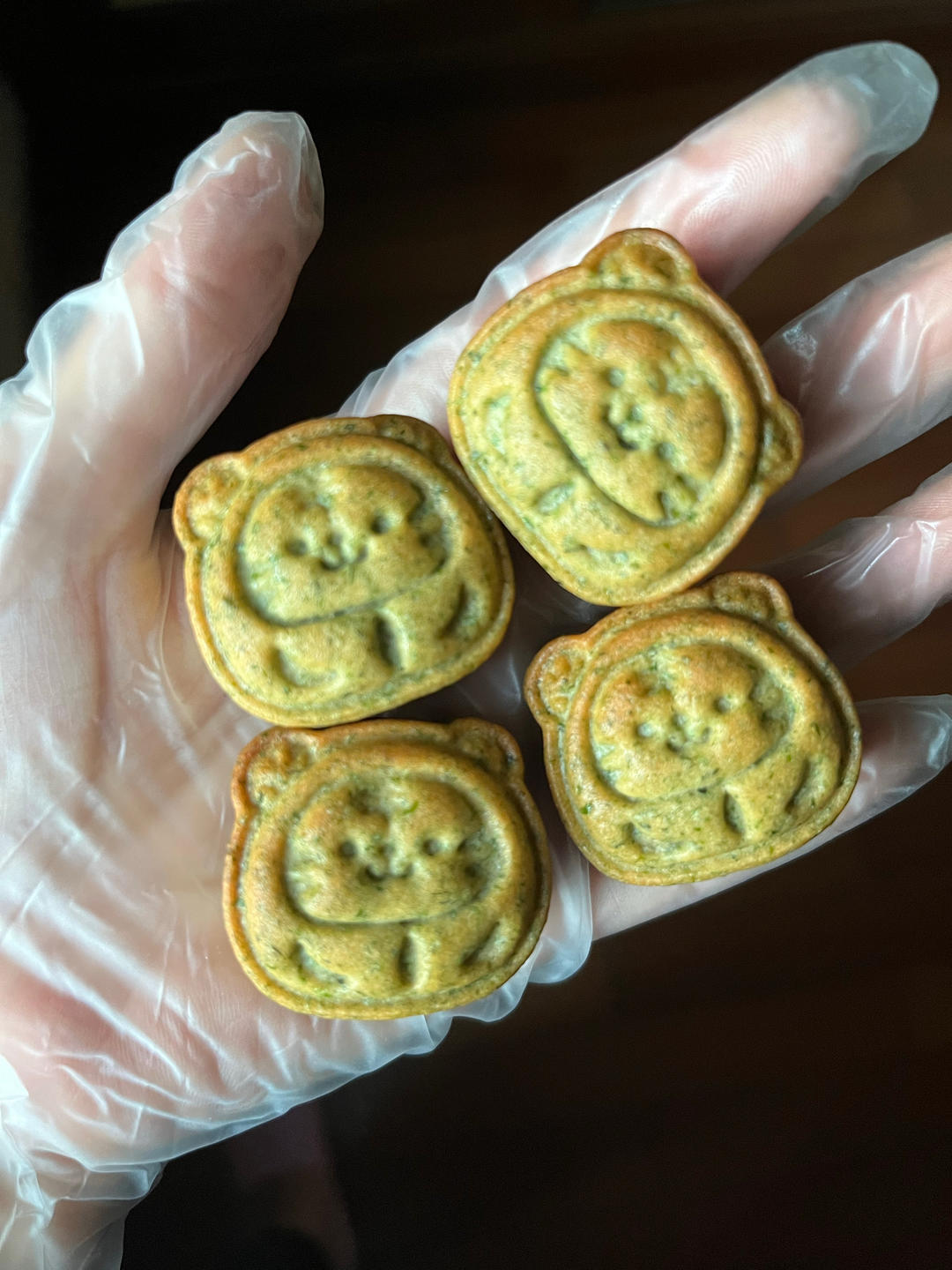 原创丨迷你萌虎小月饼丨海苔肉松金沙蛋黄月饼配方分享