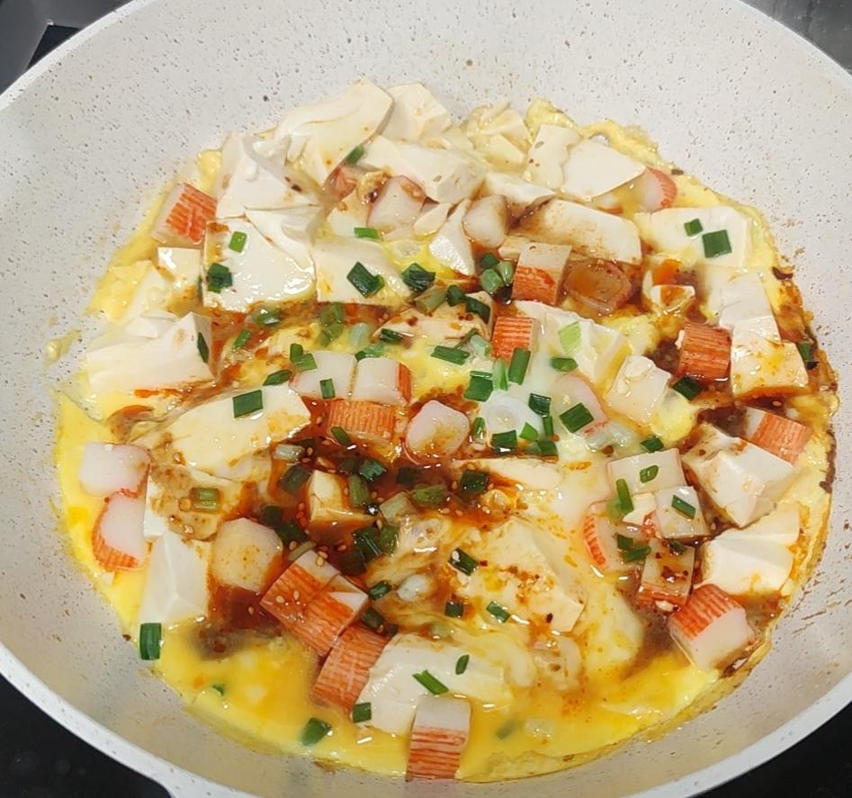 鸡蛋抱豆腐