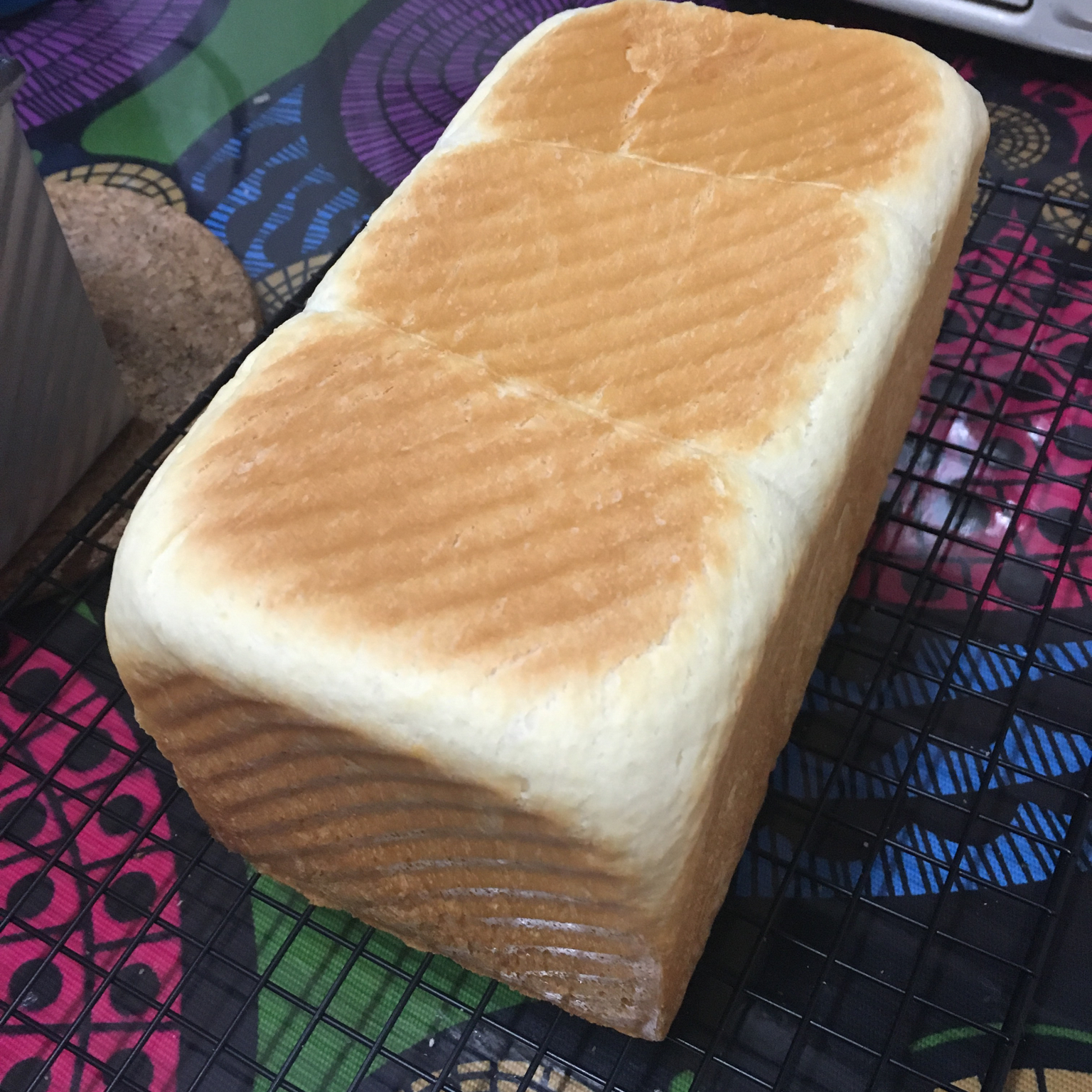 【超详】基础款牛奶吐司｛松下面包机p104+烤箱｝