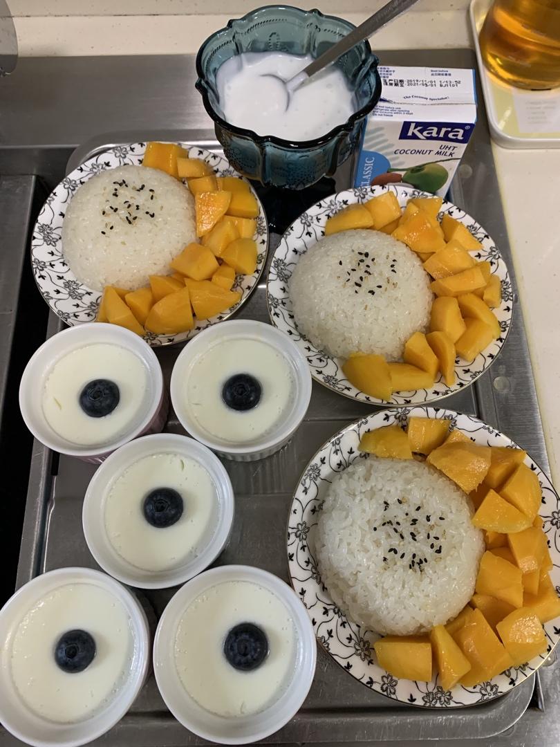 芒果椰奶糯米饭/东南亚经典美食
