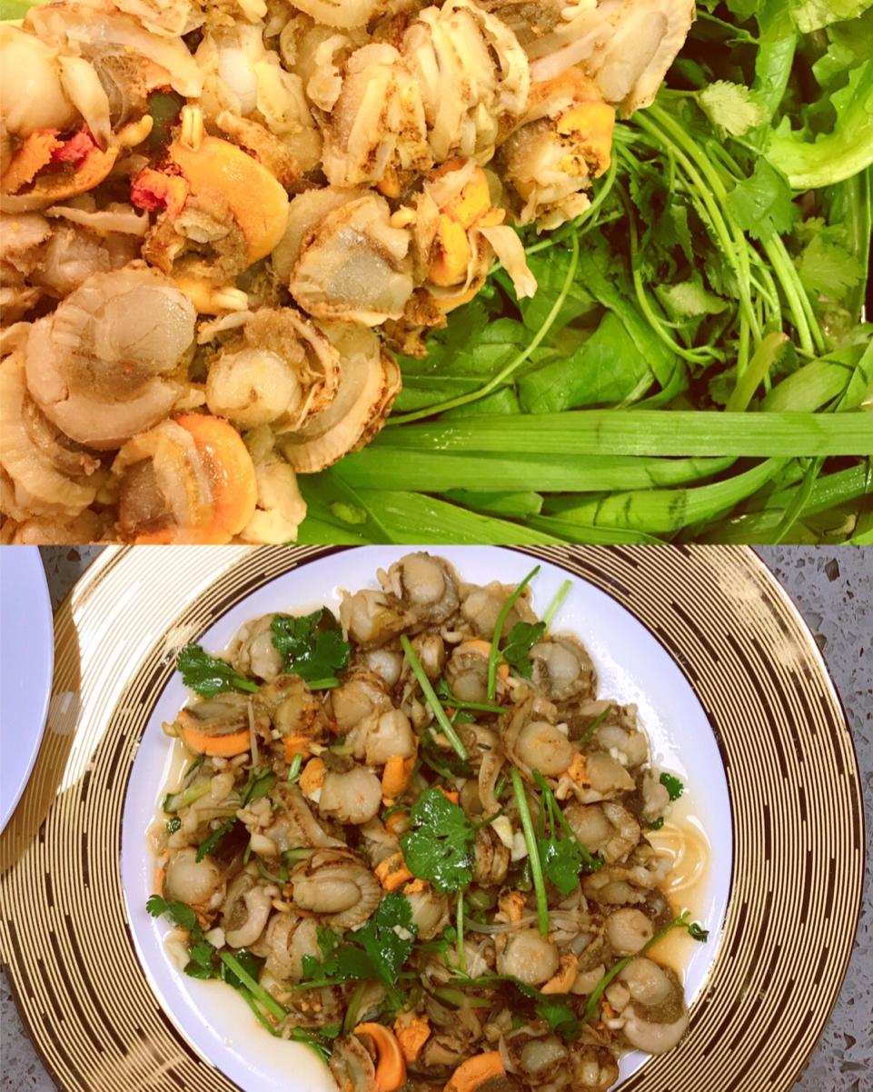 鲁班酱油做的凉拌扇贝裙边