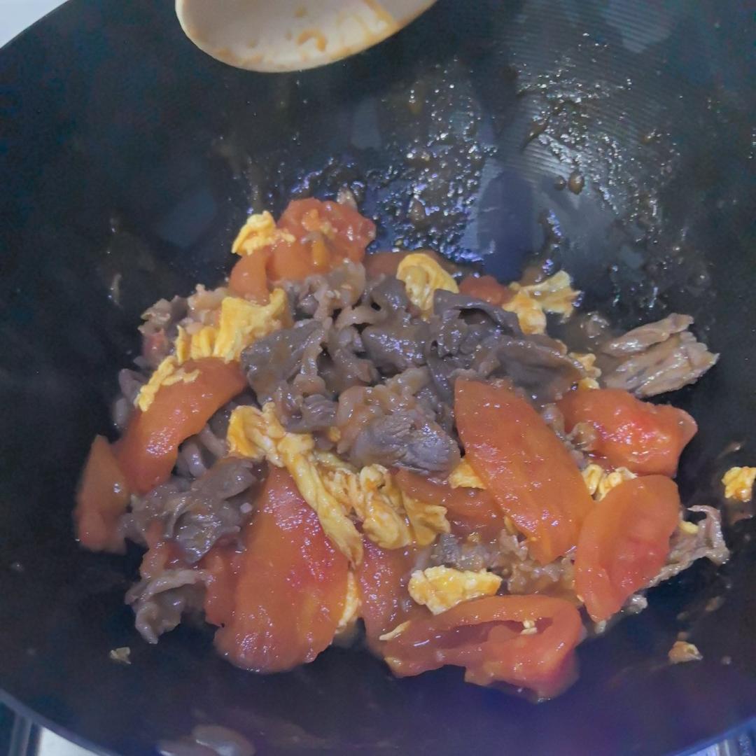 滑蛋番茄牛肉
