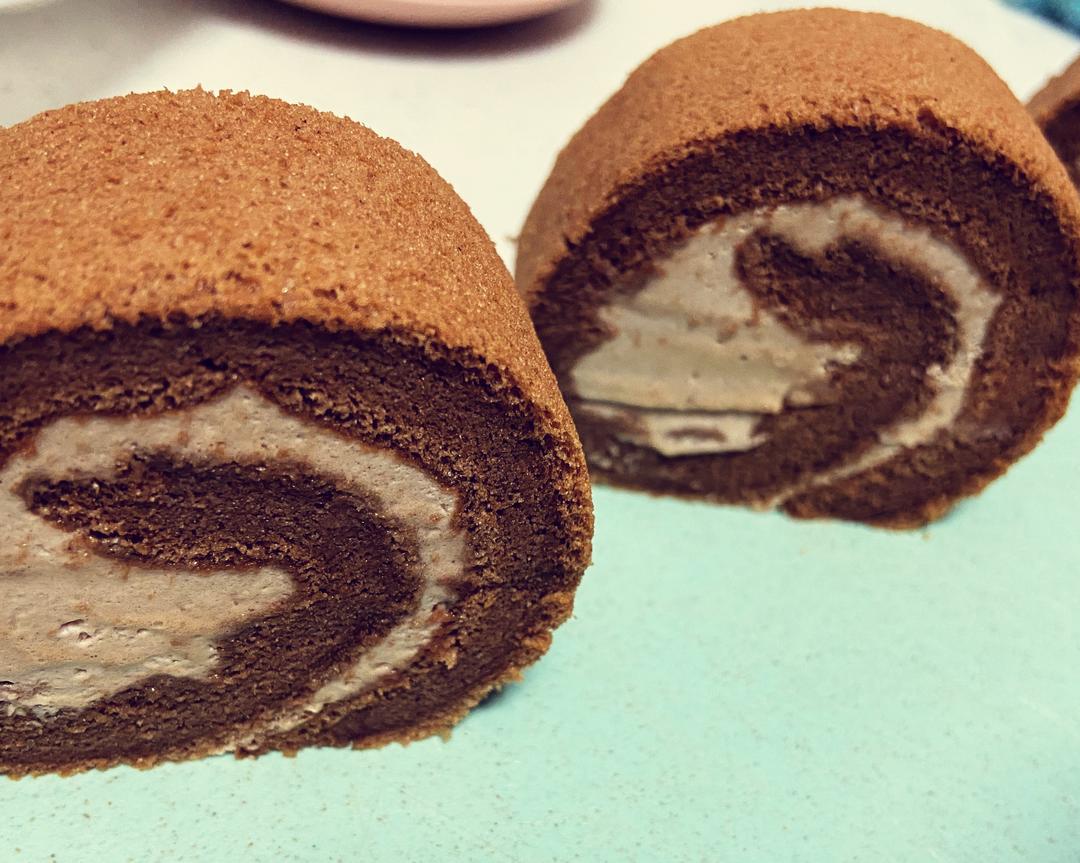 零失败巧克力蛋糕卷可可夹心 吃一次就爱上