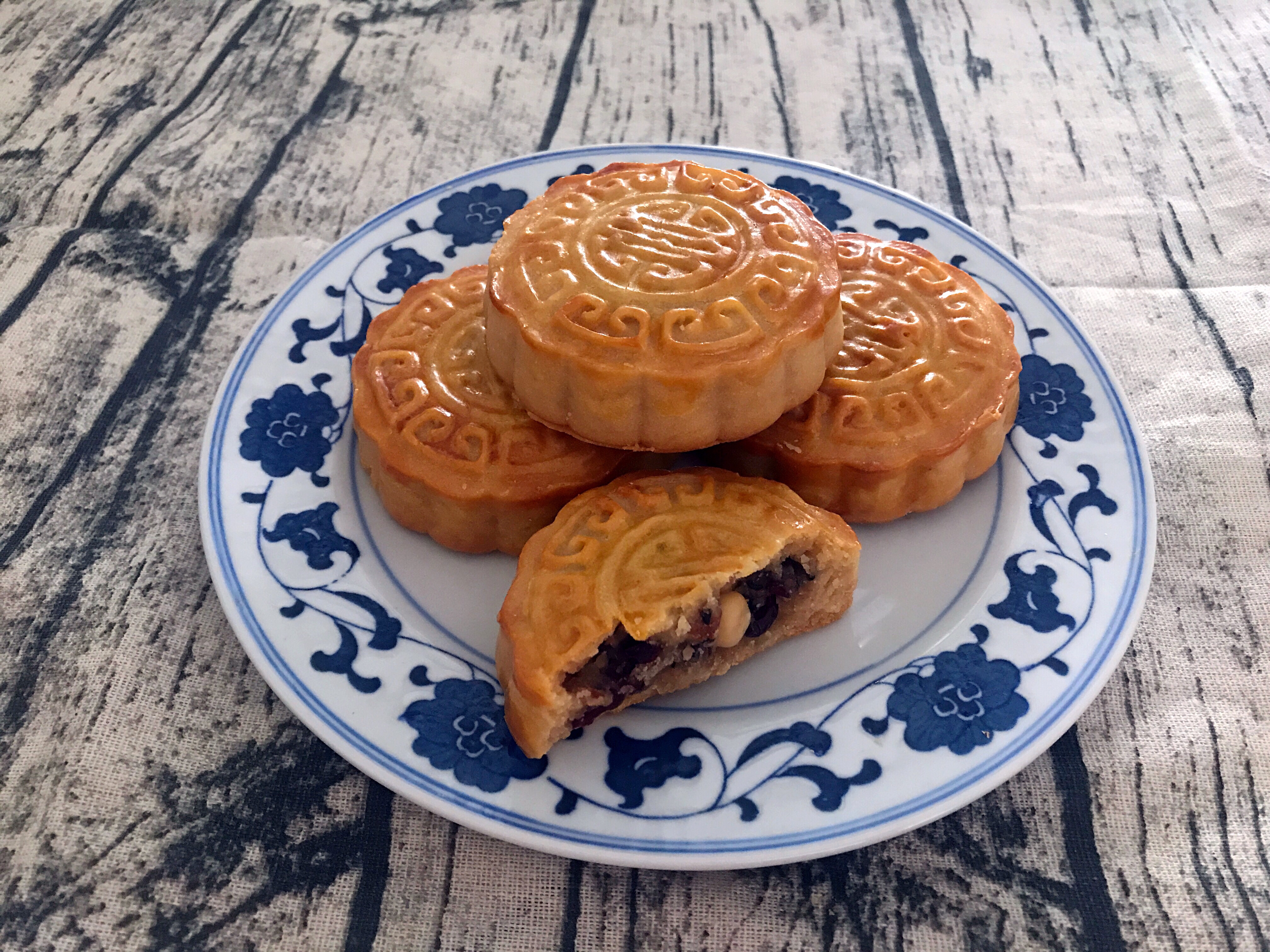 五仁月饼（广式皮，京味馅）的做法