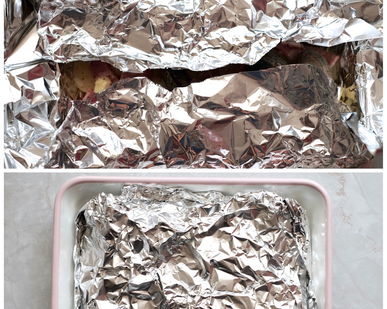 花蛤培根土豆黄油烧——北鼎烤箱食谱的做法 步骤7