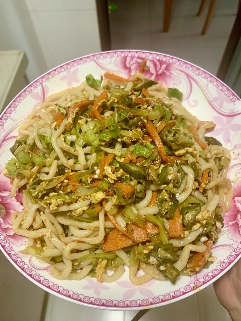 炒魔芋面