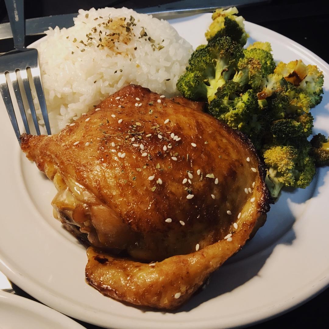 照烧鸡腿饭