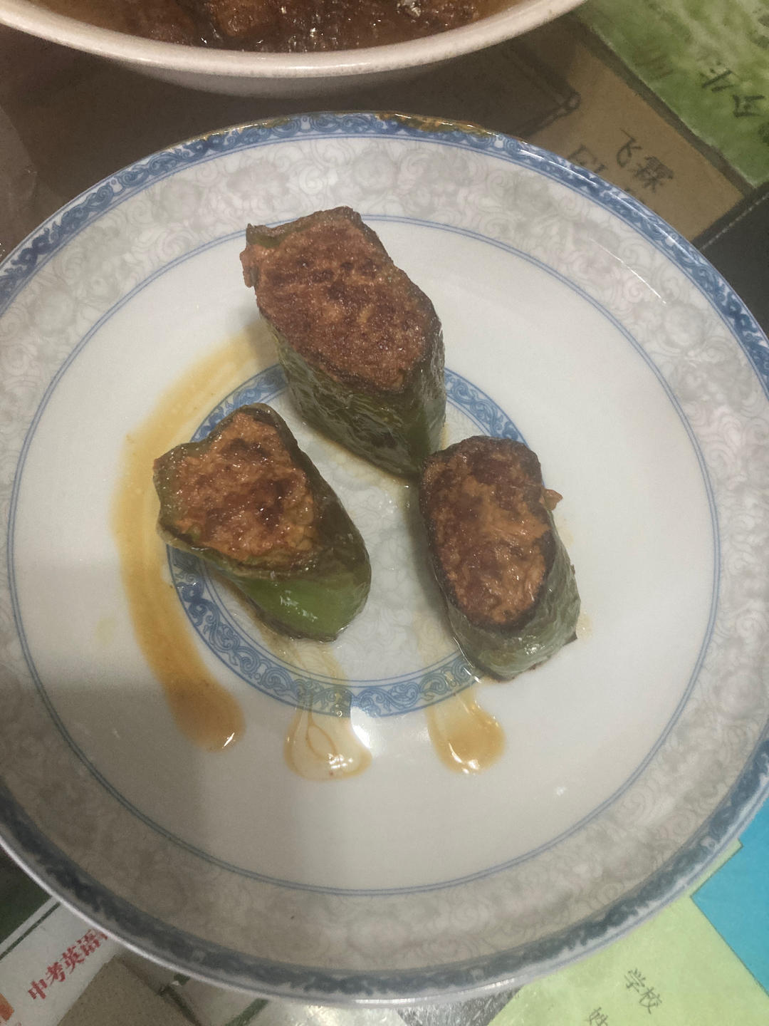 青椒肉沫