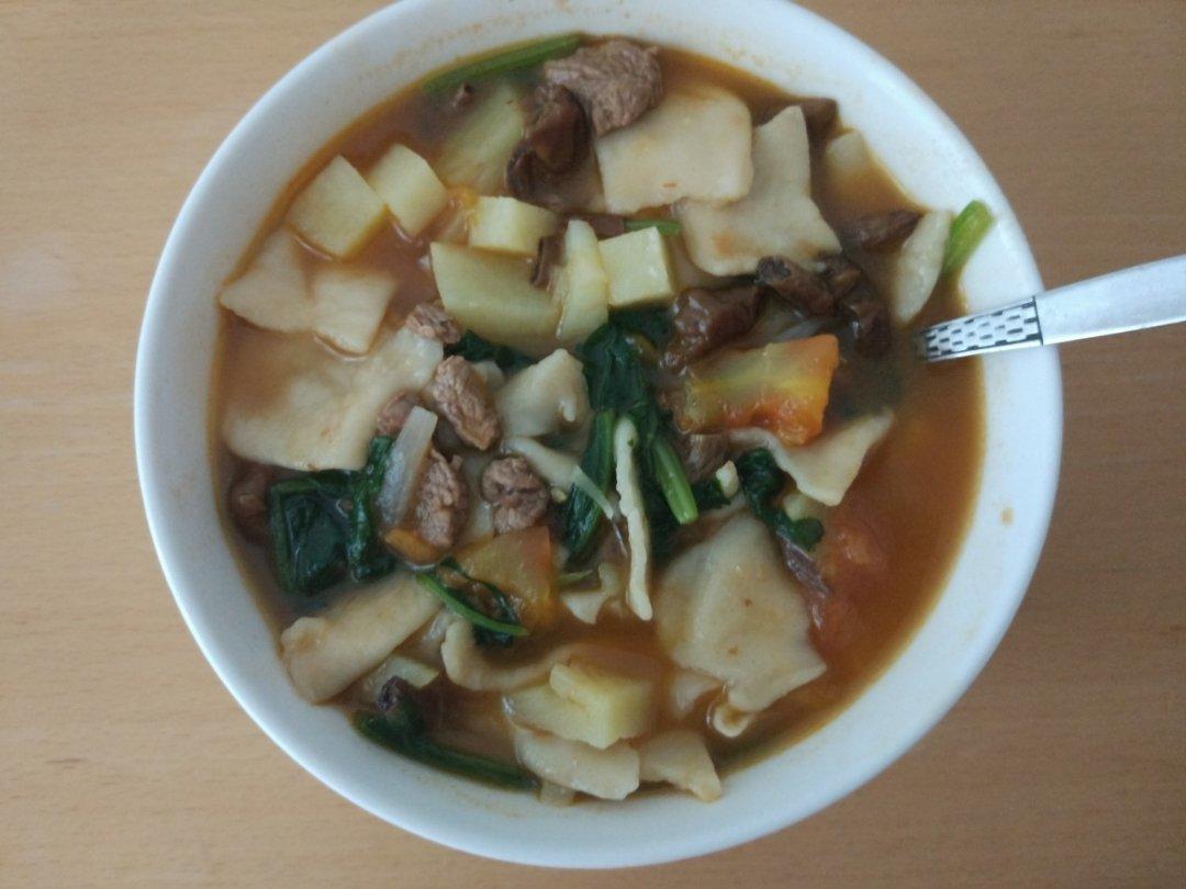 新疆汤饭（揪片子）附揪面片图解