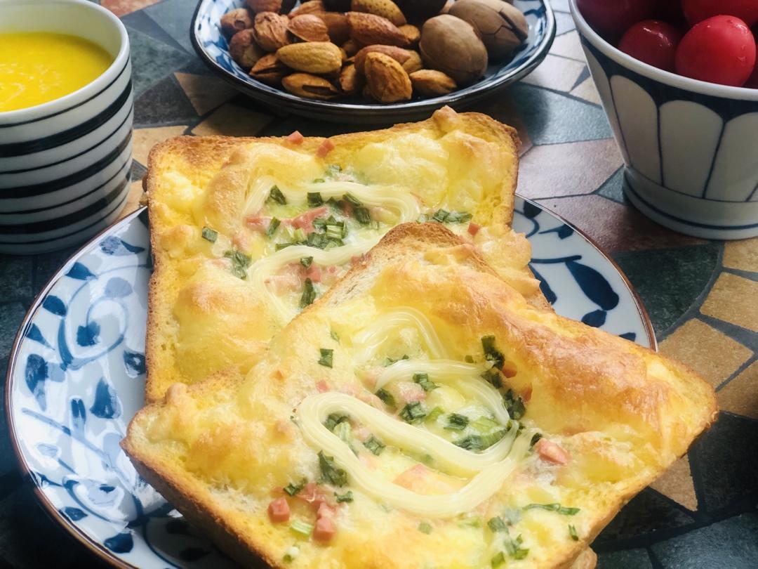 乳酪烤吐司片（十分钟早餐）