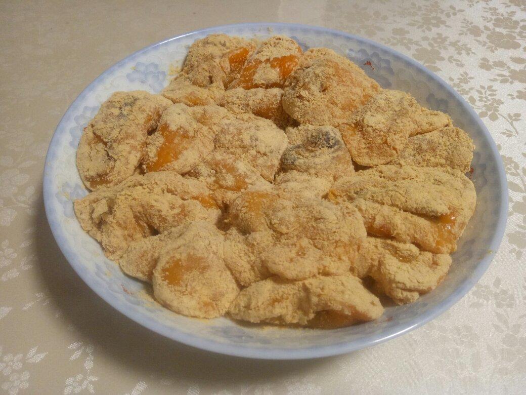 红薯糍粑（自制黄豆粉）
