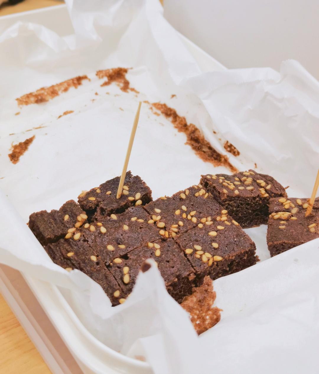 微波炉2分钟完成低卡布朗尼蛋糕