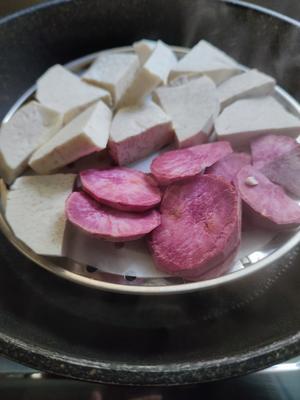 特简单又快手好吃的         紫薯芋泥的做法 步骤2