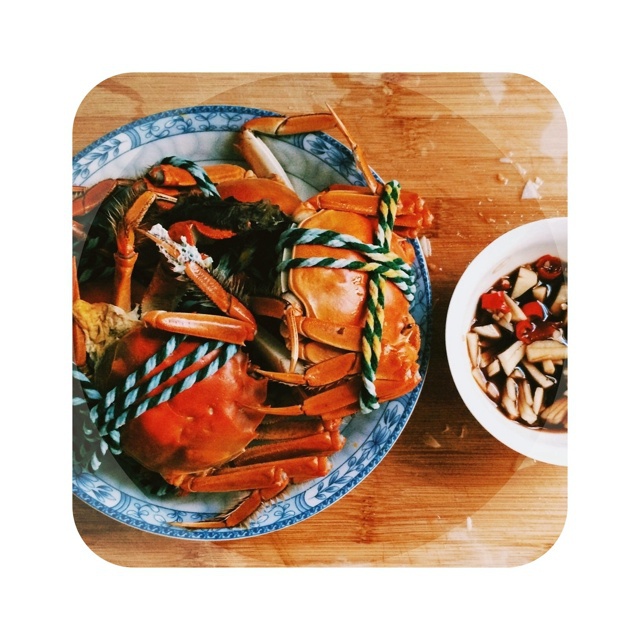 清蒸大闸蟹
