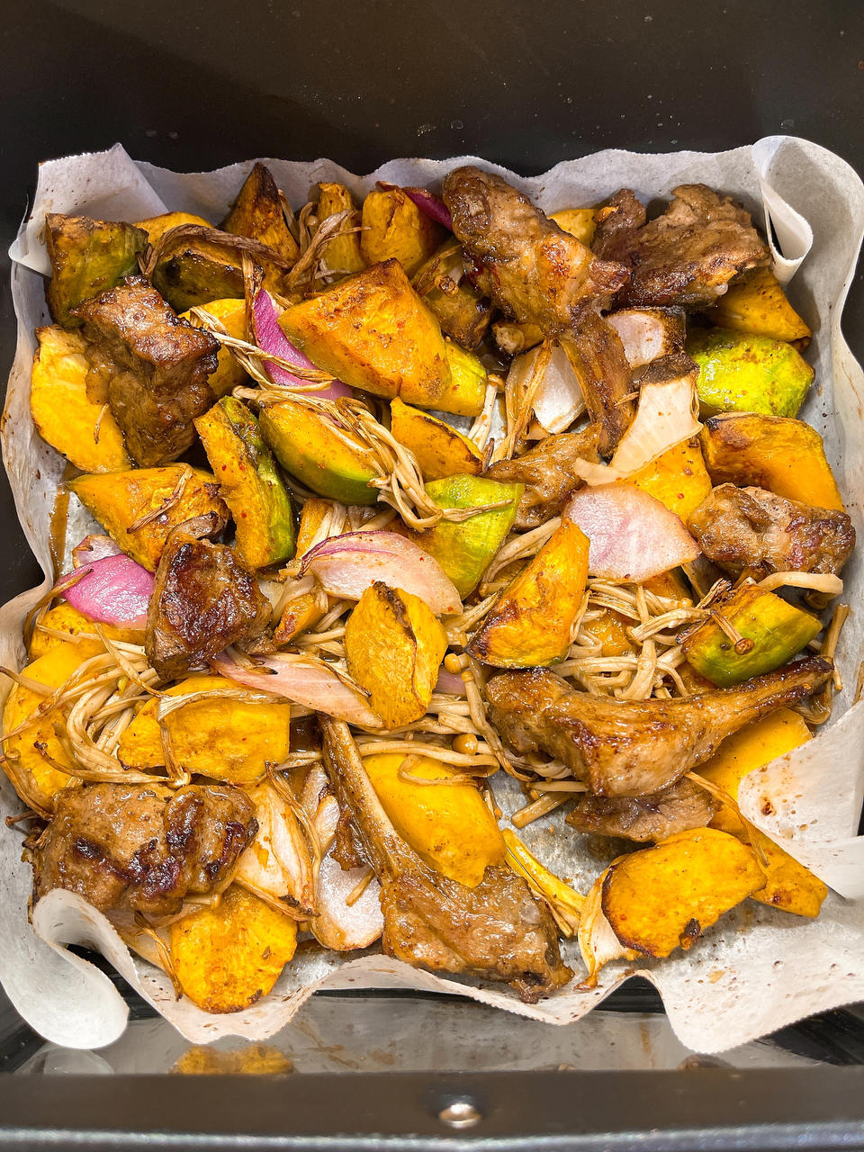 无油低脂烤蔬菜，永远滴神！水煮菜、沙拉吃腻了，来吃这个吧