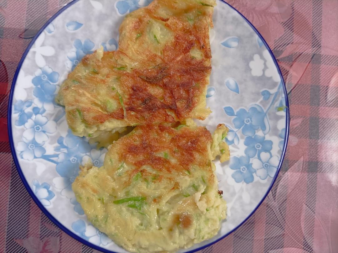 西葫芦鸡蛋饼