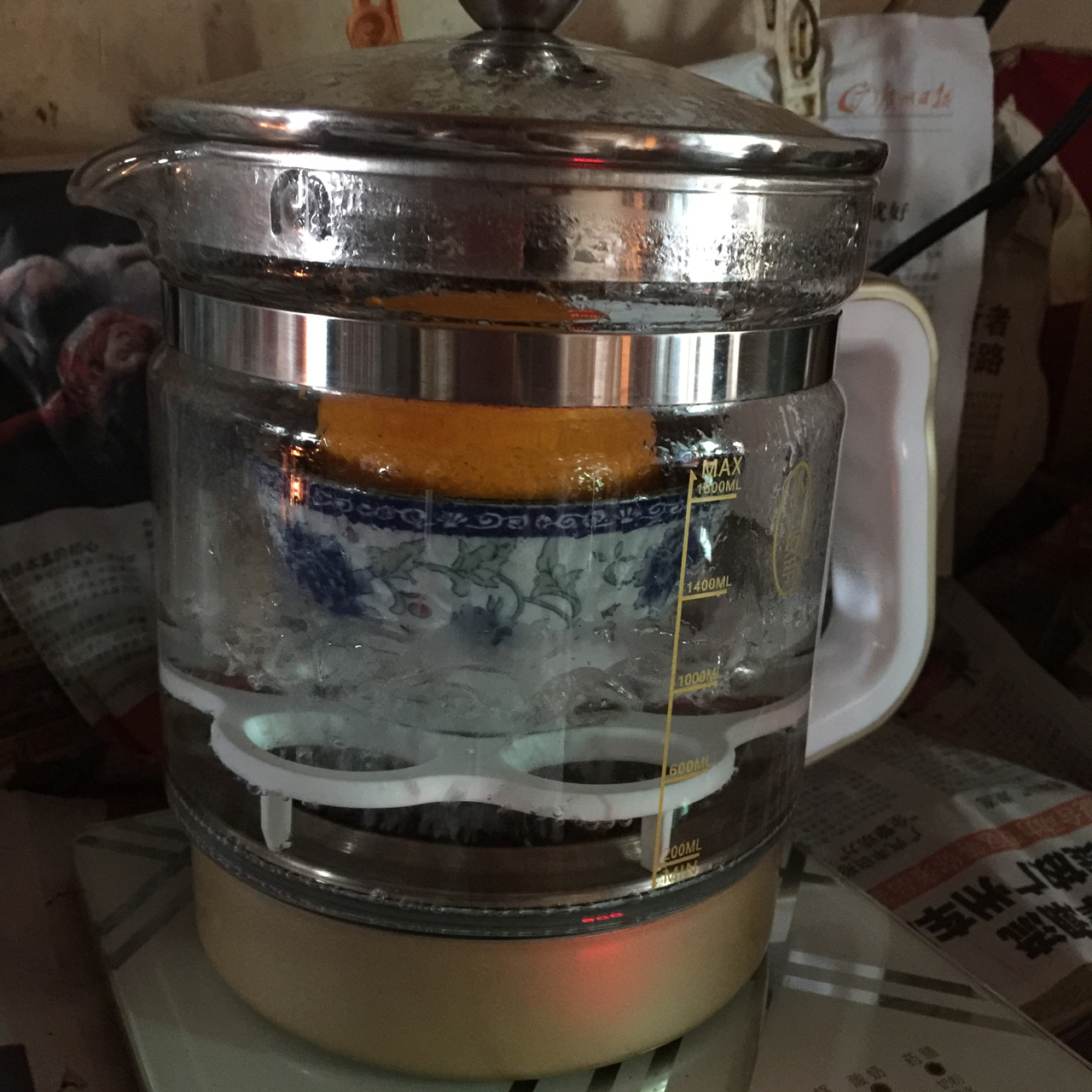 盐蒸橙子治疗咳嗽