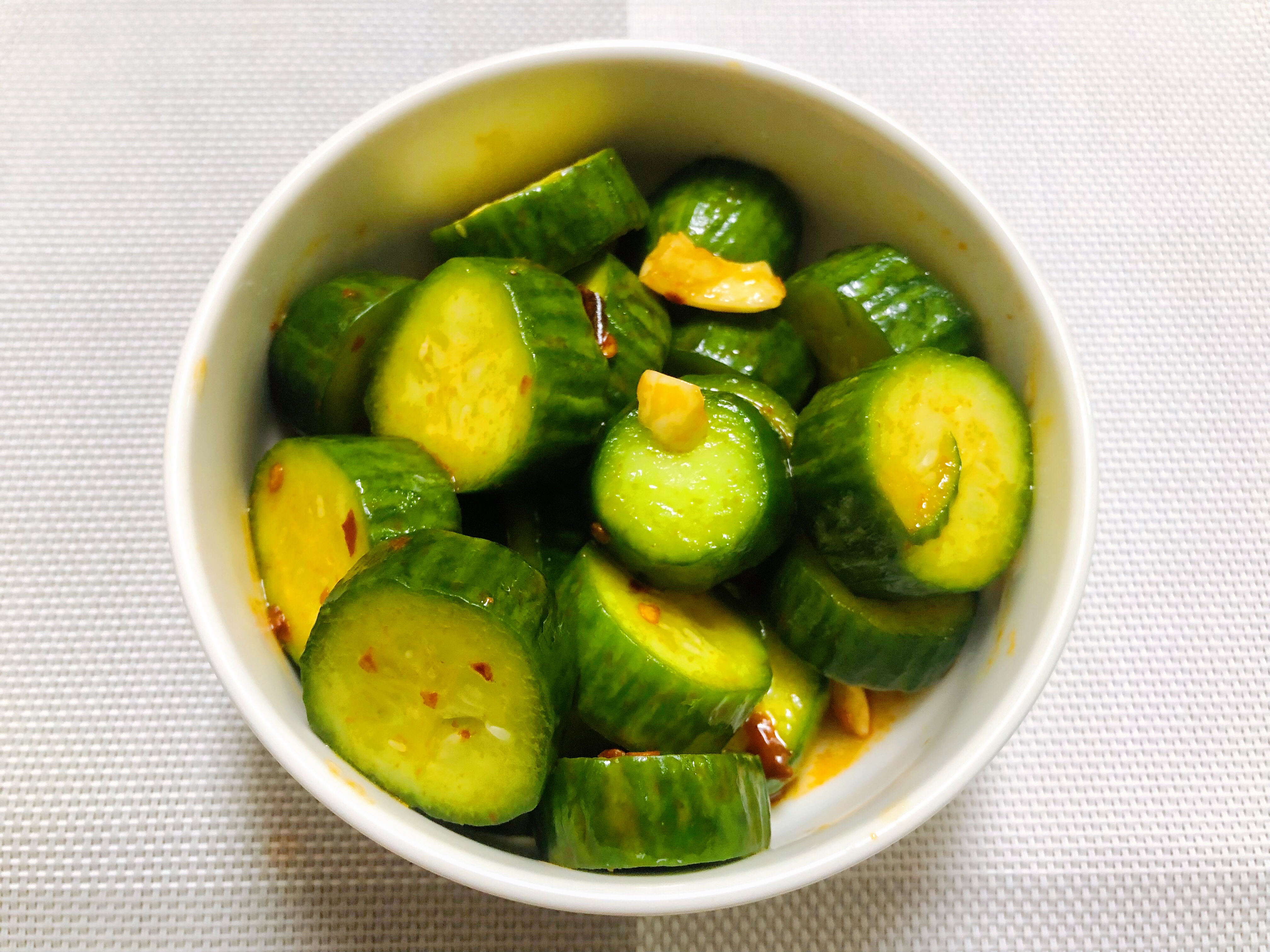 4步骤学会甜口的日式腌黄瓜，清爽开胃。的做法