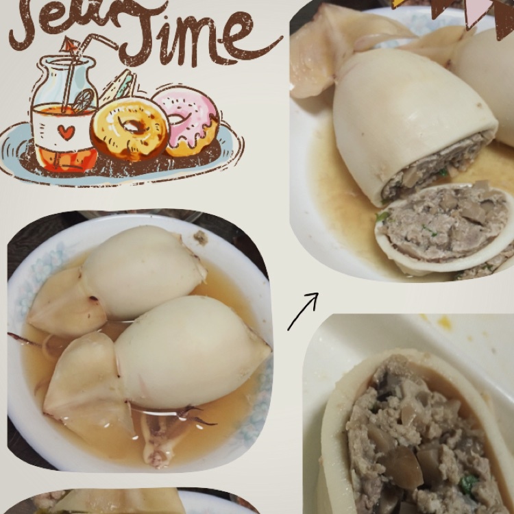 鱿鱼米肠
