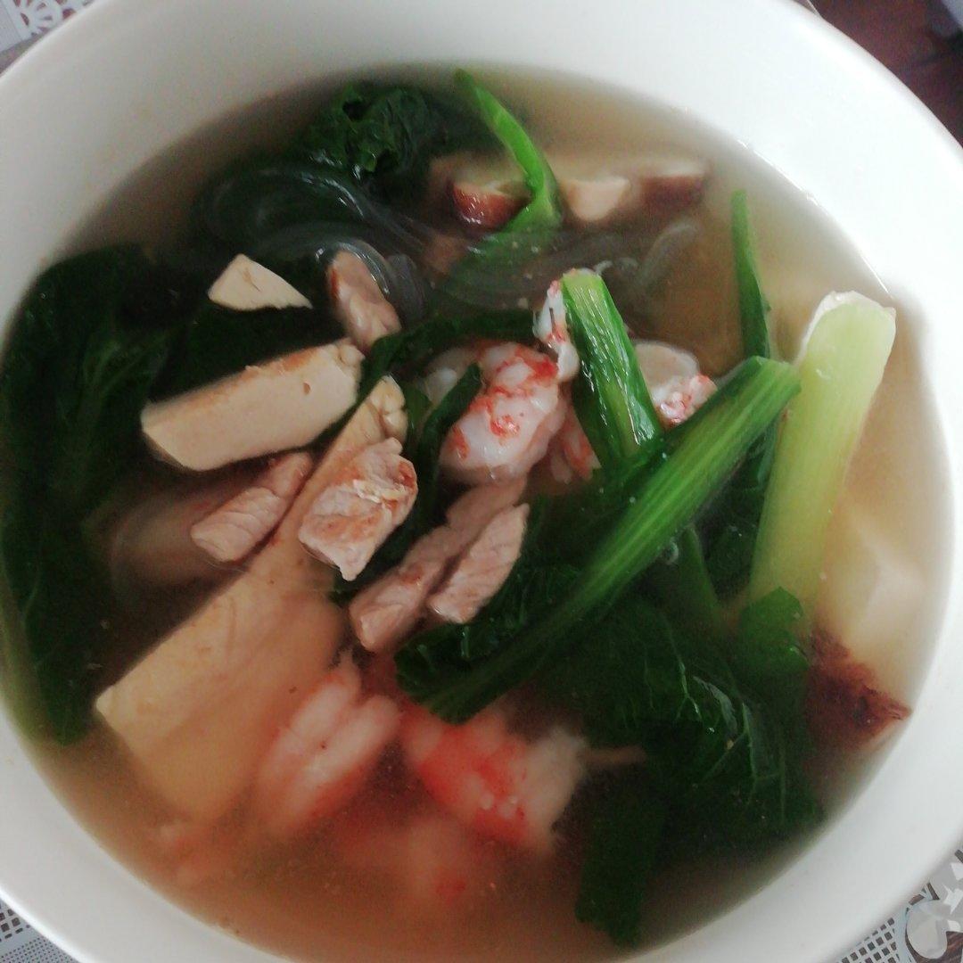 小白菜豆腐汤