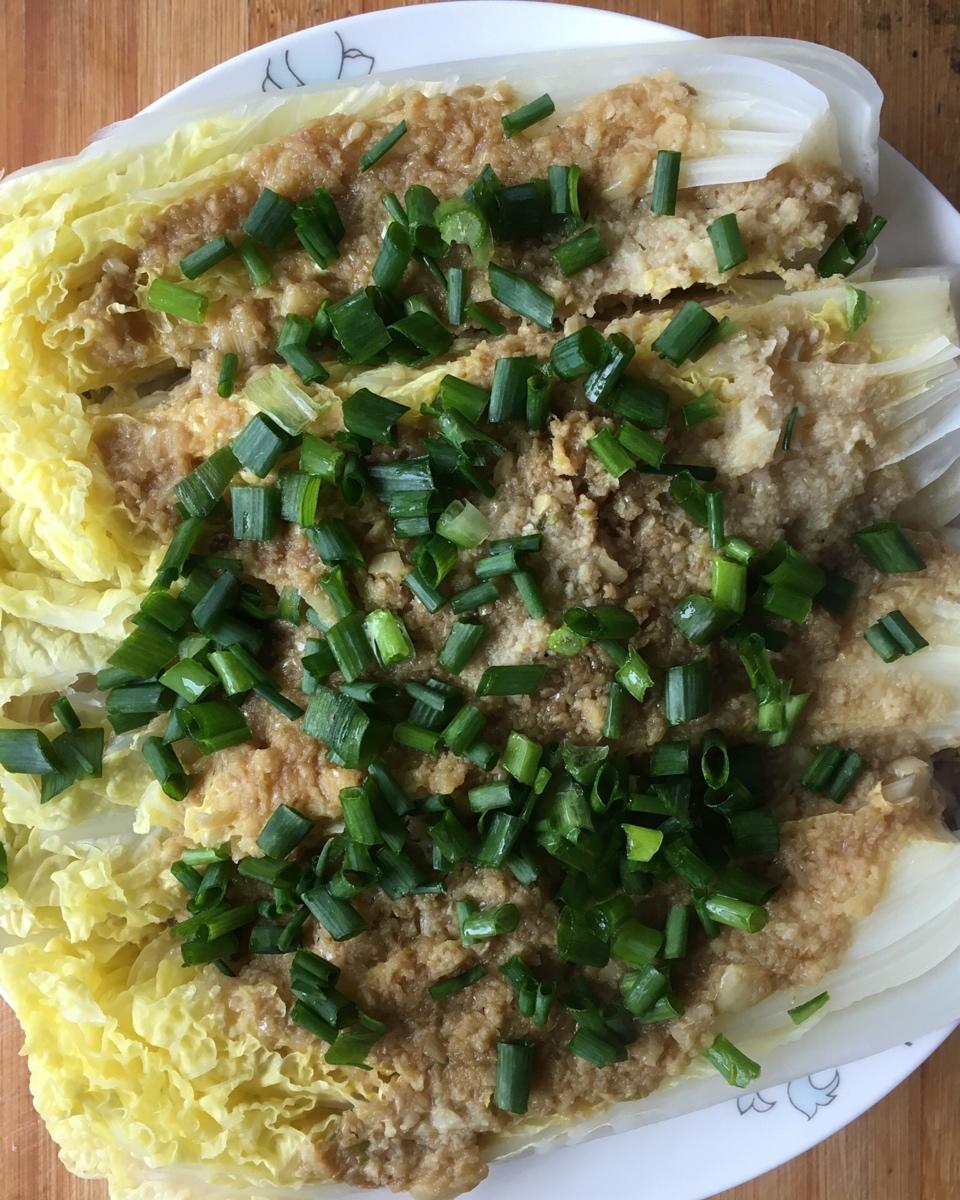 蒜蓉粉丝蒸娃娃菜