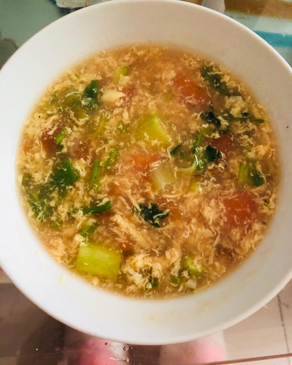 好喝到爆的西红柿鸡蛋汤