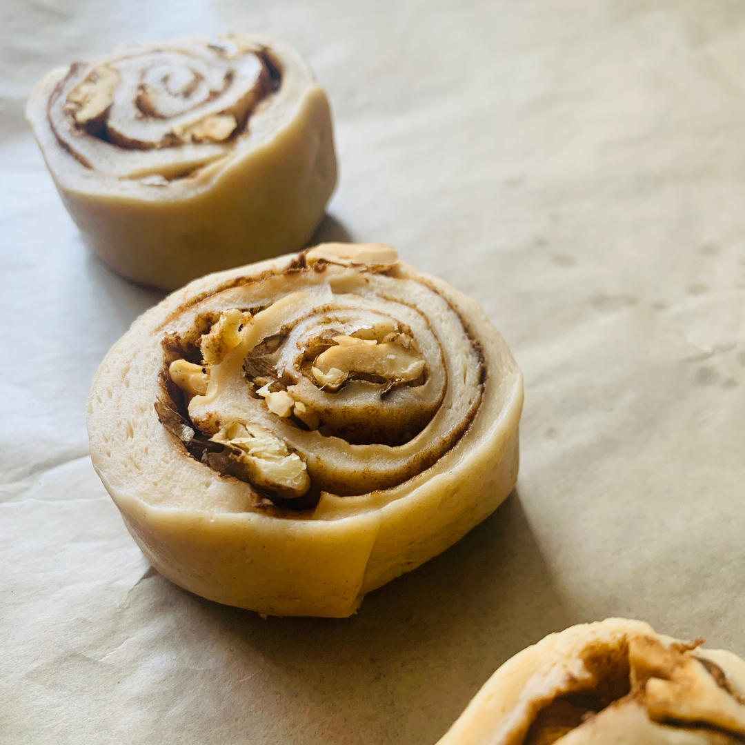 淡淡奶香肉桂卷【低卡健康】