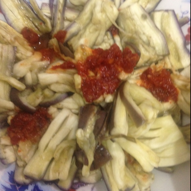 菊花茄子