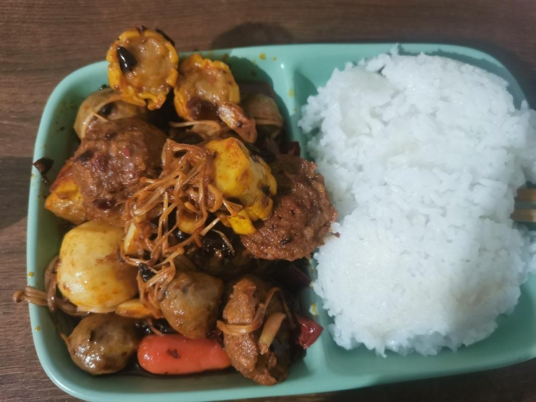 超简单下饭菜🍒火锅底料版麻辣香锅