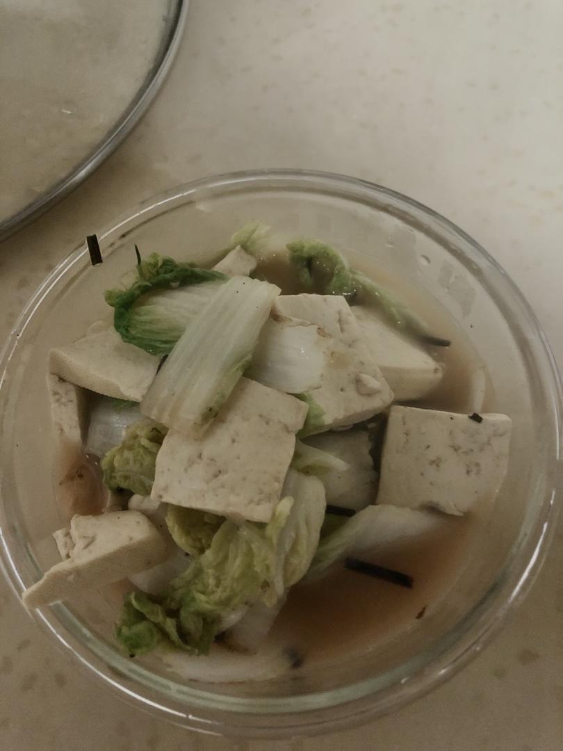 白菜炖豆腐